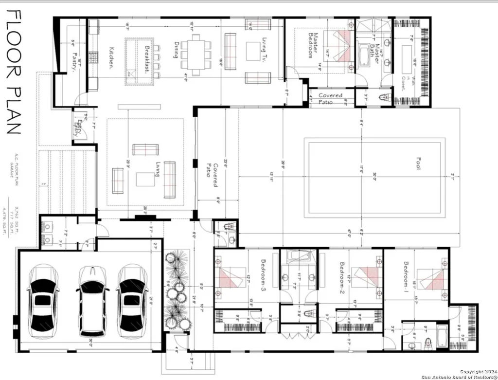 Blue Print of 10410 KENDALL CYN, San Antonio, TX 78255